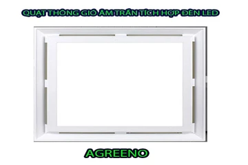 Quạt thông gió âm trần tích hợp đèn LED - Giải pháp hoàn hảo cho ngôi nhà hiện đại